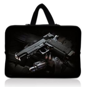Huado pánská taška pro notebook 15.6" Revolver 9 mm