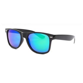 Sluneční brýle wayfarer modro zelené zrcadlovky 