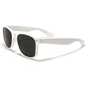 Sluneční brýle styl wayfarer bílé 