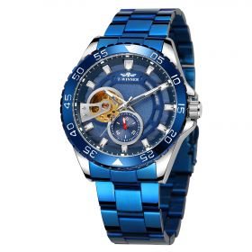 T-Winner pánské automatické hodinky Adventurer M4T8 Modré