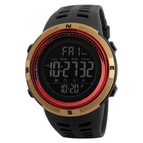 SKMEI 1251 sportovní hodinky Conquer Zlato-červené