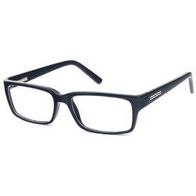 Obdelníkové brýle bez dioptrii Victor - černé